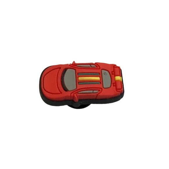 CROCS- RED CAR JIBBITZ CHARMS - Picture 2 of 4